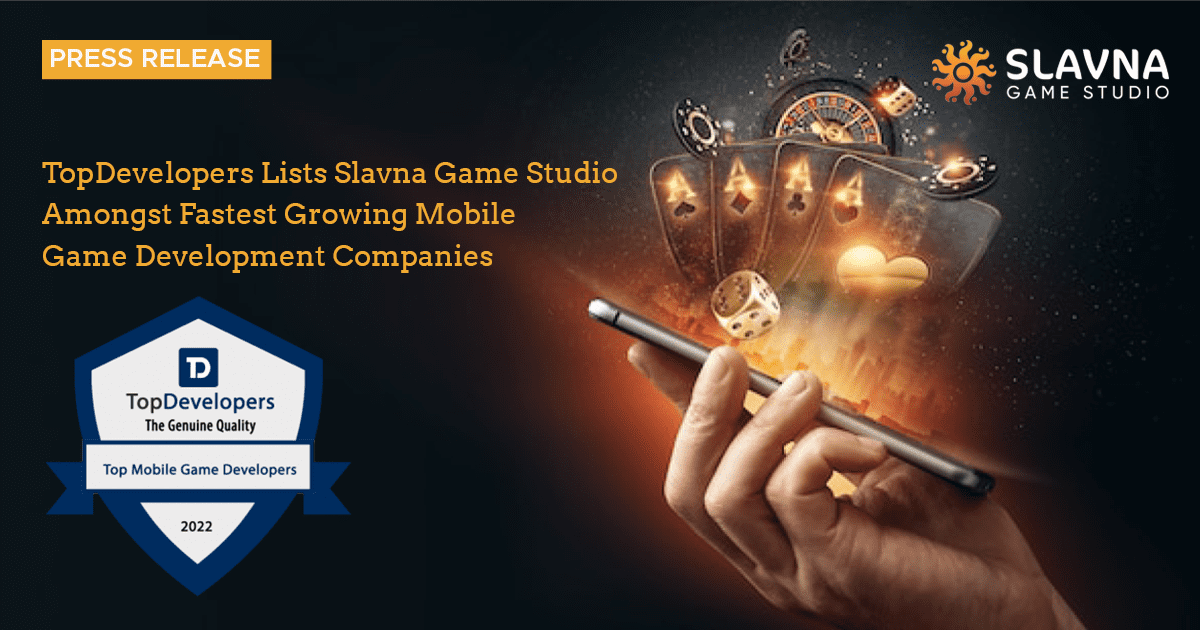 Topdevelopers Lists Slavna Game Studio Amongst Fastest Growing Mobile